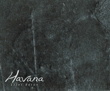 Havana • Effet béton mural - Anthracite Ferré + Cire...