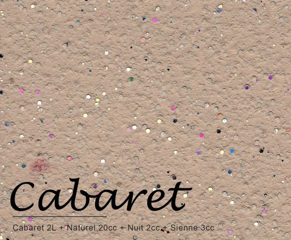Cabaret - Peinture aux Paillettes Holographiques