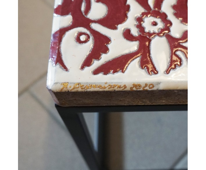 ROSE DESMAISONS - Table Basse Fleurie