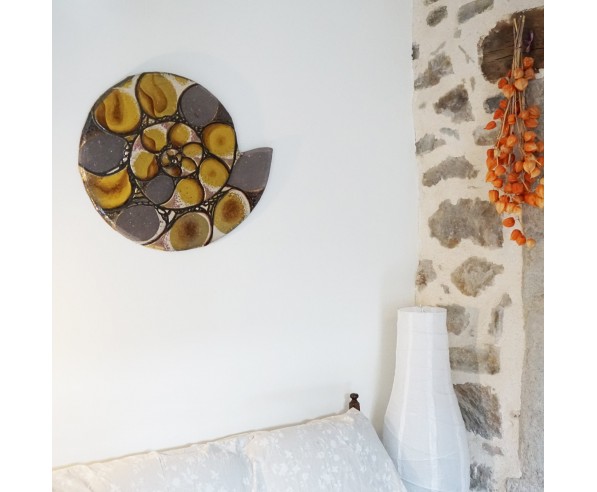 ROSE DESMAISONS - Tableau Ammonite