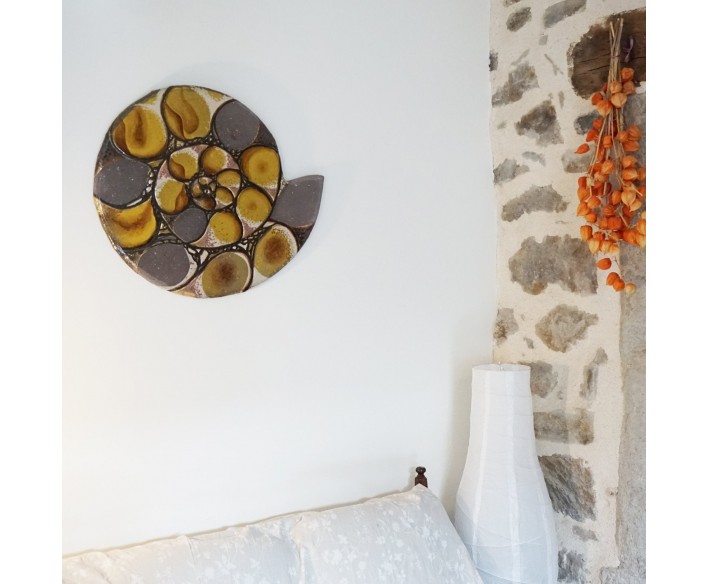 ROSE DESMAISONS - Tableau Ammonite