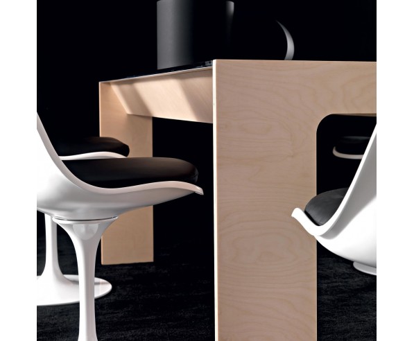 TOUCH - Table Verre Bois