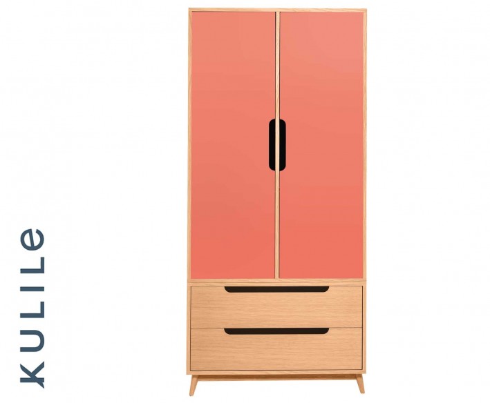 KULILE • Petite Armoire Parisienne Chêne Naturel — FOLK