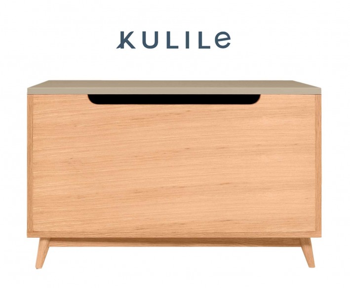 KULILE • Petit Coffre de Rangement Chêne Naturel — SOUK