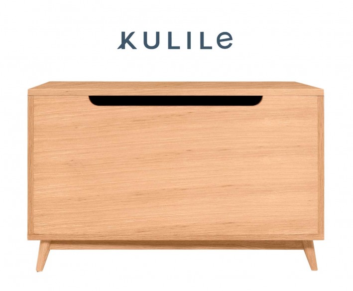 KULILE • Petit Coffre de Rangement Chêne Naturel — SOUK