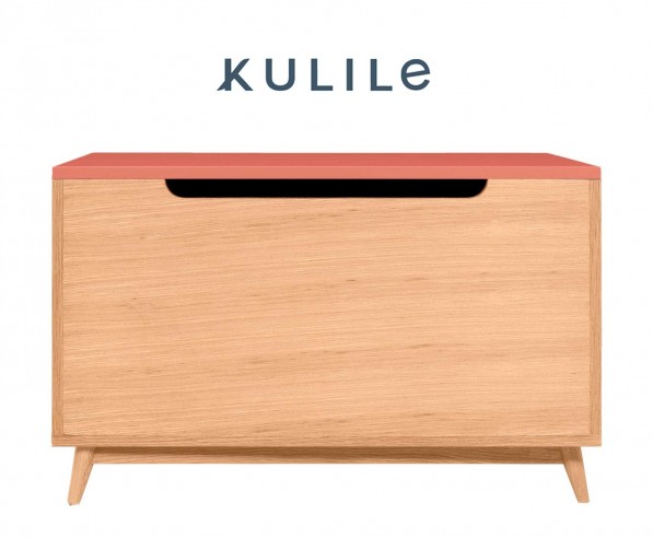 KULILE • Petit Coffre de Rangement Chêne Naturel — SOUK