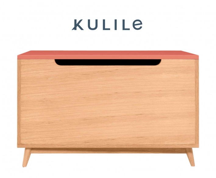 KULILE • Petit Coffre de Rangement Chêne Naturel — SOUK