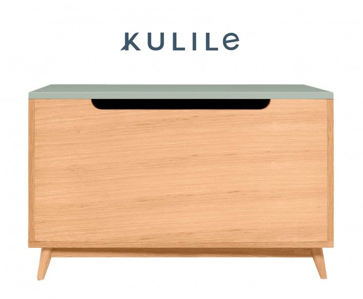 KULILE • Petit Coffre de Rangement Chêne Naturel — SOUK